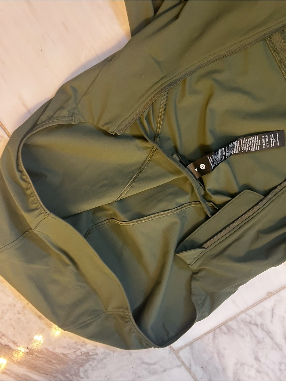 lululemon athletica Olive Green Hooded Utility Jacket - Picture 7 of 10